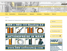 Tablet Screenshot of bbb-online.de